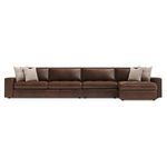 Product Image 2 for Nest 3-Piece Leather Sectional with Chaise from Bernhardt Furniture