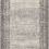 Long narrow runner variation of the charcoal and pebble textured modern rug