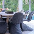 Product Image 22 for Portia Black Woven Outdoor Dining Chair from Four Hands