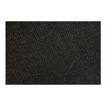 Close-up texture of dark gray Olefin fabric cushion with subtle woven pattern