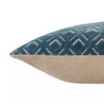 Colinet Trellis Blue/ Silver Lumbar Pillow image 3