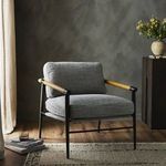 Product Image 28 for Rowen Thames Raven Modern Grey Upholstered Accent Chair from Four Hands