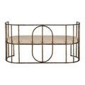 Product Image 6 for Euclid Boucle Seashell Bench from Currey & Company