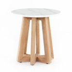 Product Image 1 for Creston End Table White Marble from Four Hands