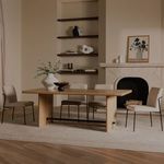 Dimension diagram showing height, width, depth, and seat height of Danny Dining Chair