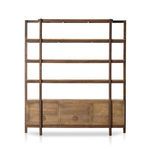 Product Image 6 for Reza Wide Solid Parawood Bookcase from Four Hands
