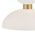 Product Image 7 for Zevio Antique Brass White Pendant from Currey & Company