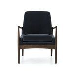 Product Image 13 for Braden Wood-Framed Navy Velvet Accent Chair from Four Hands