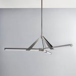 Product Image 4 for Jonas 3-Light Small Chandelier - Black Nickel from Hudson Valley