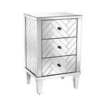 Product Image 1 for Chatelet 3 Drawer Chest In Clear Mirror Finish from Elk Home