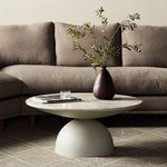Product Image 11 for Corbett Textured Matte White Aluminum Coffee Table from Four Hands