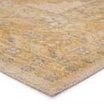 Product Image 2 for Enfield Hand Knotted Medallion Gold/ Gray Area Rug from Jaipur 