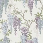 Product Image 3 for Laura Ashley Wisteria Garden Pale Iris Floral Wallpaper from Graham & Brown