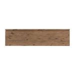 Close-up flat top surface showing fine oak grain with knots and natural texture