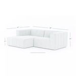 Product Image 2 for Langham Channeled 2 Pc Sectional Laf Ch from Four Hands