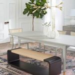 Product Image 6 for Emma Modern Retro Espresso Oak Rope-Wrapped Curved Coffee Table from Villa & House