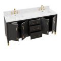 Product Image 4 for Verona Black Vanity with Rectangular Undermount Sink from Currey & Company
