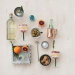 Product Image 4 for Square Mélange Scalloped Marble Tray, Grey from Creative Co-Op