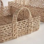 Product Image 4 for Juliet Abaca Nesting Rectangular Trays, Set Of 2 from Napa Home And Garden