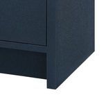 Product Image 4 for Bryant Extra Wide Lacquered Linen 6-Drawer Dresser - Navy Blue from Villa & House