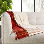 Product Image 1 for Angami Tribal Red/ Cream Throw from Jaipur 