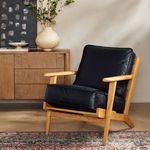 Product Image 7 for Brooks Rialto Ebony Leather Lounge Chair from Four Hands