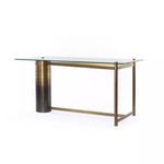 Gaye Desk Ombre Antique Brass Iron image 1