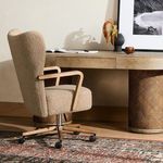 Product Image 16 for Melrose Sheepskin Camel Solid Ash Desk Chair from Four Hands