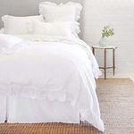 Product Image 2 for Charlie Linen King Sham - White from Pom Pom at Home