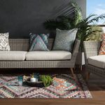 Product Image 3 for Nikki Chu By Decca Indoor / Outdoor Tribal Multicolor Runner Rug from Jaipur