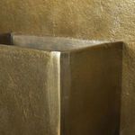 Product Image 1 for Ozur Triangle Wall Planter Brass from Four Hands