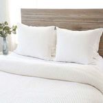 Product Image 1 for Zuma Cotton Queen Blanket - Cream from Pom Pom at Home