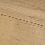 Close-up showing smooth drawer front edges with soft rounded corners