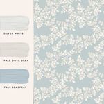 Product Image 4 for Laura Ashley Burnham Pale Seaspray Botanical Wallpaper from Graham & Brown
