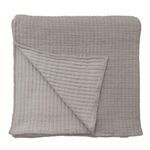 Folded Vancouver Coverlet showcasing reversed stitching detail and lightweight thickness