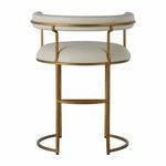 Product Image 2 for Mack White Leather Counter Stool from Gabby
