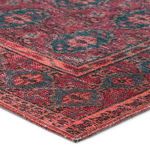 Product Image 2 for Kate Lester + Kalinar Damask Moroccan Dark Red/ Blue Rug - 18" Swatch from Jaipur 