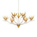 Product Image 12 for Paradiso SIlver and Gold Steel Chandelier from Currey & Company