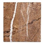 Top-down view revealing detailed veining pattern on Blair Accent Table square marble surface