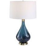 Product Image 4 for Riviera Art Glass Table Lamp from Uttermost