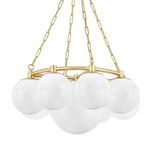 Product Image 1 for Thornwood 9-Light Small Aged Brass Chandelier from Hudson Valley