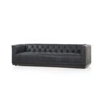 Product Image 14 for Maxx 95" Upholstered Heirloom Black Leather Sofa from Four Hands
