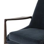 Product Image 21 for Braden Wood-Framed Navy Velvet Accent Chair from Four Hands