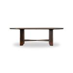 Product Image 12 for Ovilla Solid Birch Distressed Walnut Oval Dining Table from Four Hands