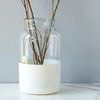 Product Image 1 for White Colorblock Mason Jar from etรบHOME