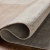 Curled edge close-up highlighting soft pile and layered wool viscose construction