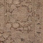 Close-up of Morelli Alani rug fabric showcasing intricate pattern and vintage effect