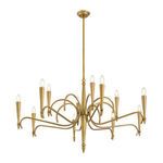 Product Image 1 for Tremont 12-Light Chandelier in Riviera Brass from Savoy House 