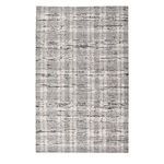 Perth Wool Blend Area Rug with pillowy texture, classic distressed stripes in a muted plaid pattern