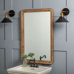 Product Image 2 for Cora Rustic Brown Wood Mirror from Cooper Classics